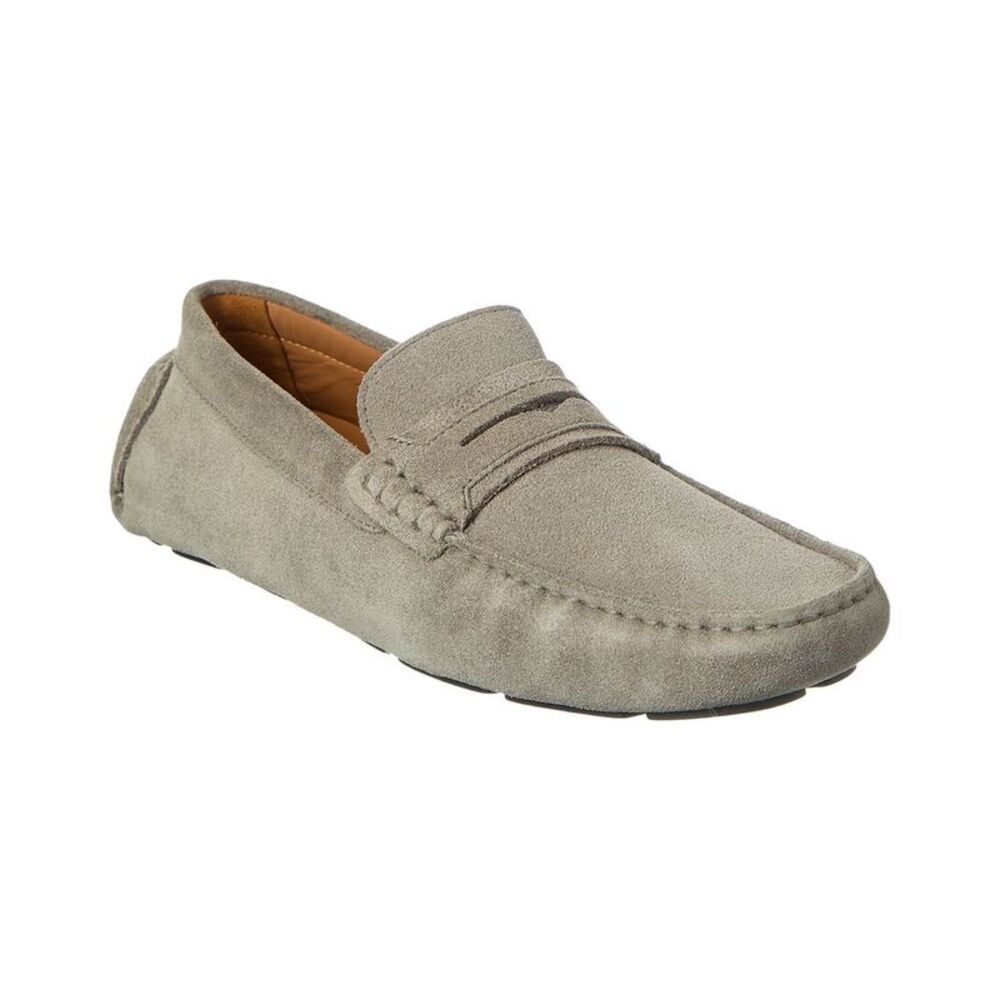 Allen Edmonds Lewis Suede Driver, Grey